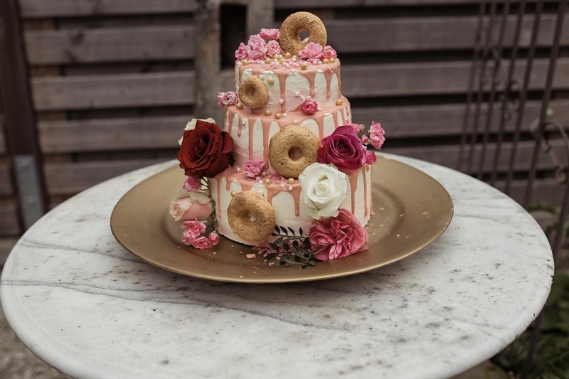 Hochzeitstorte Donut
