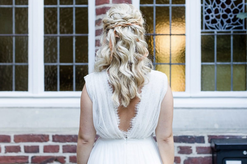 Brautfrisur, Bohobraut, Bohofrisur Braut,