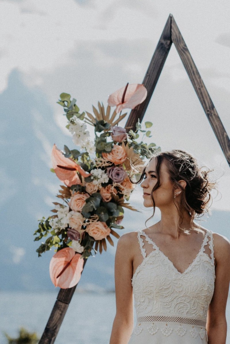 Brautfrisur, Bohobraut, Brautstyling