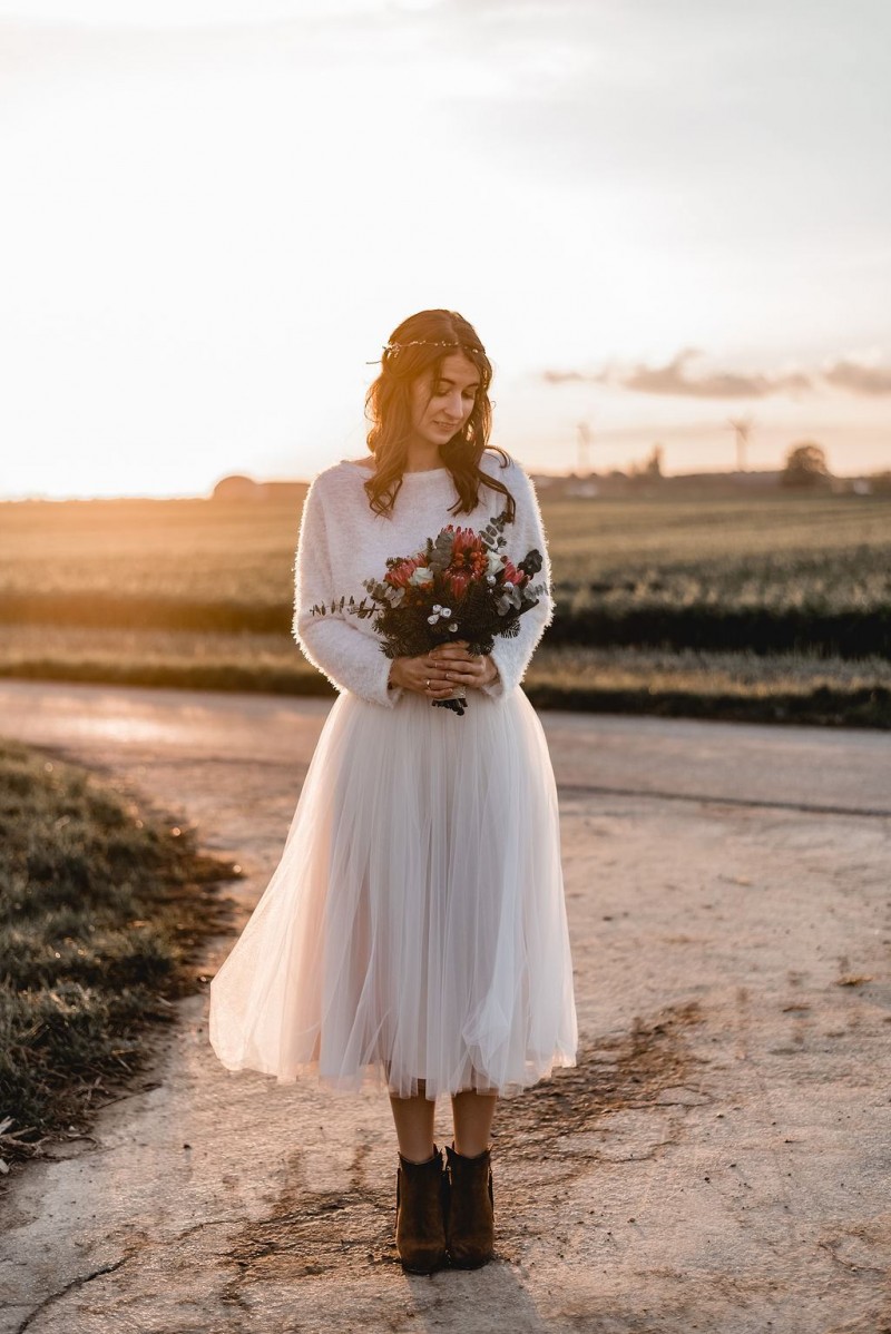 Brautkleid Winter, Maleika Brautboutique