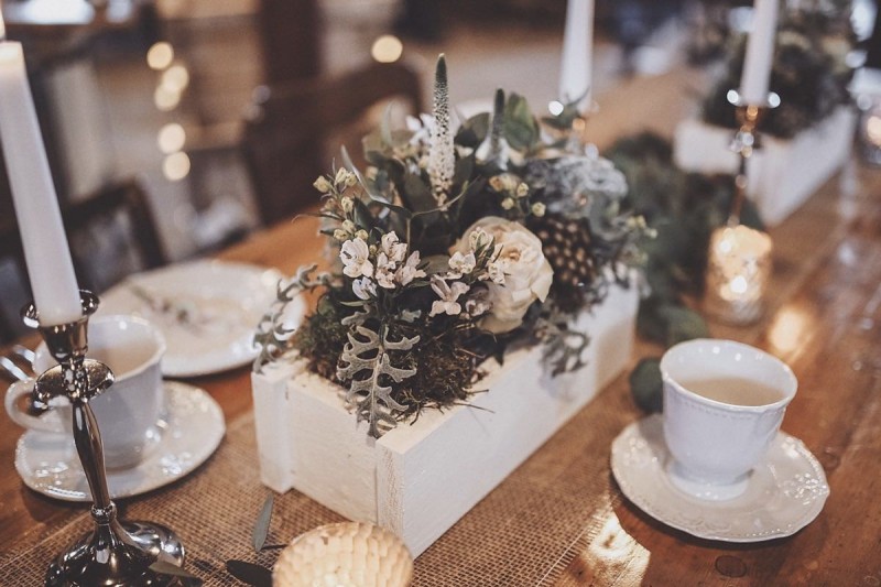 Tischdekoration Hochzeit, Hochzeitsdekoration, Vintagehochzeit, Scheunenhochzeit, Rustikale Hochzeit