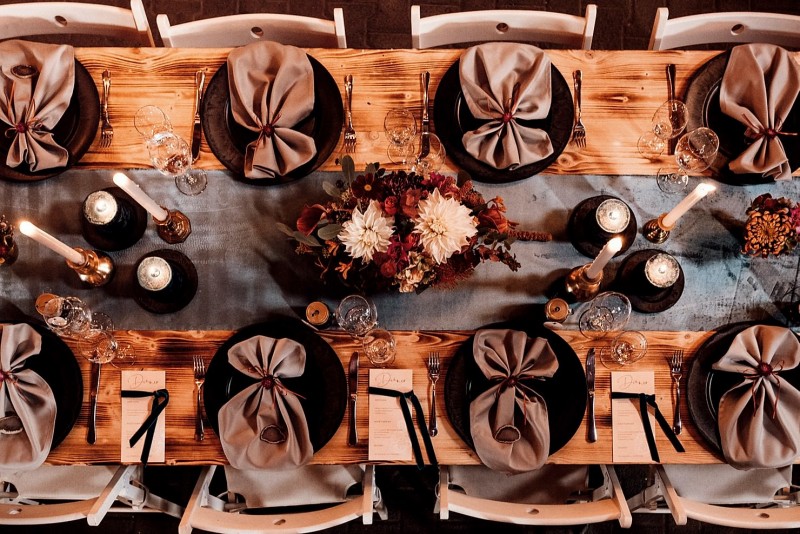 Tischdekoration Hochzeit, Hochzeitsdekoration, Scheunenhochzeit, Herbsthochzeit, Bohohochzeit