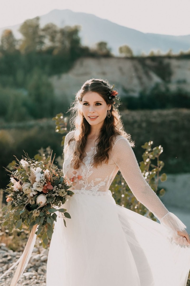 Brautkleid Boho, Brautmode Lacely