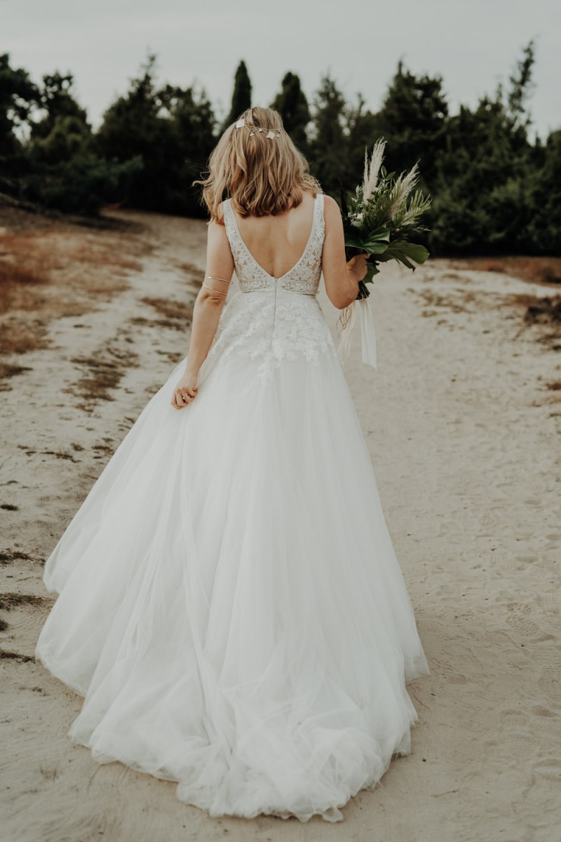 Brautkleid Boho, Brautatelier Tina-Marie