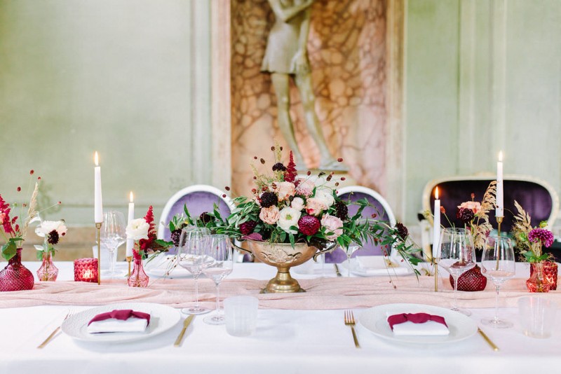 Tischdekoration Hochzeit, Hochzeitsdekoration, Provence Hochzeit, Schlosshochzeit, Französische Hochzeit