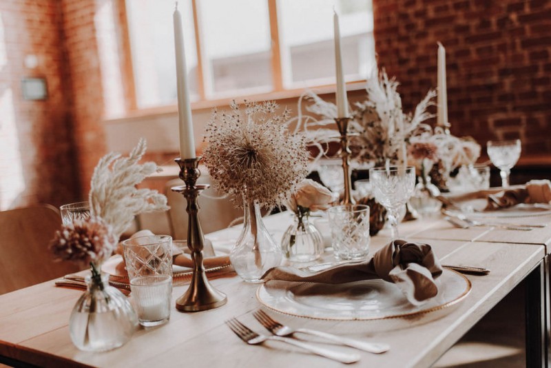 Tischdekoration Hochzeit, Hochzeitsdekoration, Urbane Hochzeit, Bohohochzeit