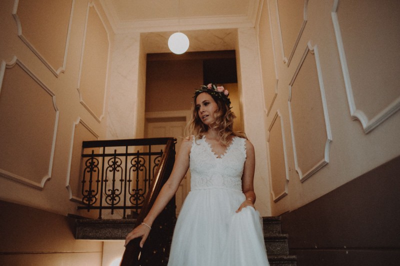 Brautkleid Victoria Rüsche