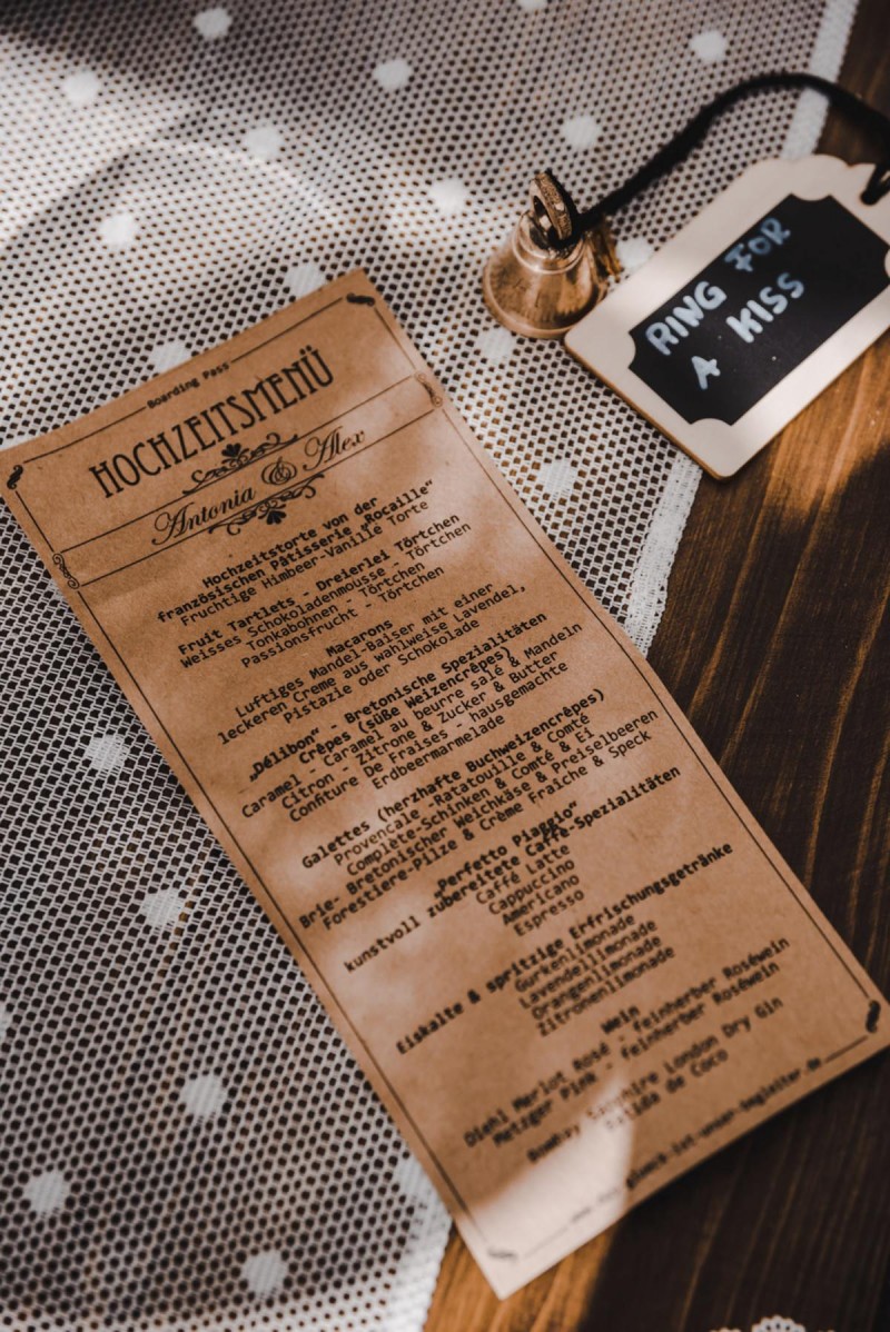 Hochzeitspapeterie Kraftpapier