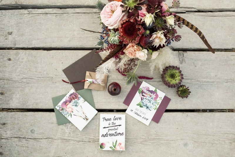 Hochzeitspapeterie Boho Indian Summer