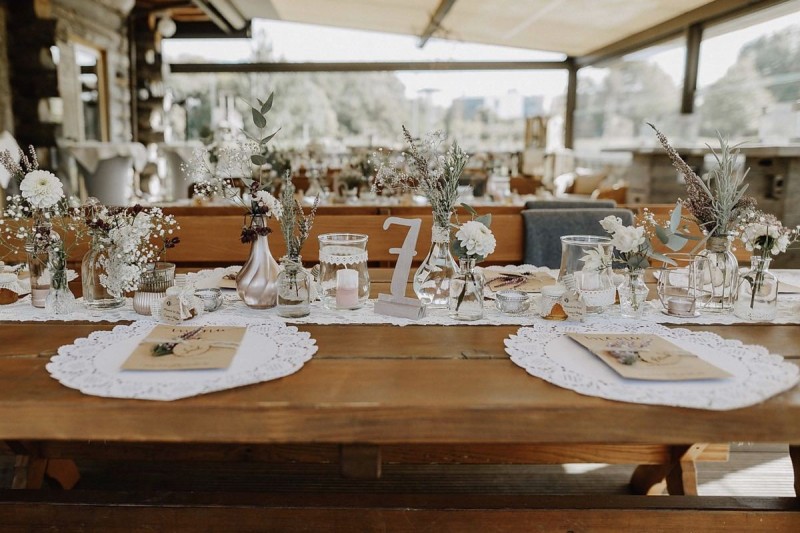 Tischdekoration Hochzeit, Hochzeitsdekoration, Bohohochzeit, Herbsthochzeit, Lan Hotel Voshövel