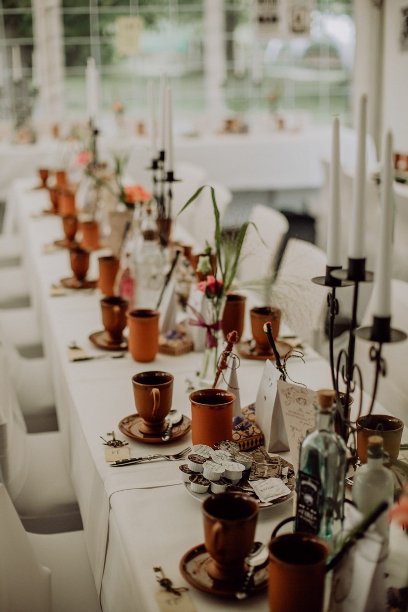 Tischdekoration Hochzeit, Hochzeitsdekoration, Harry Potter Hochzeit, Motto Hochzeit, Harry Potter Party. Harry Potter Deko