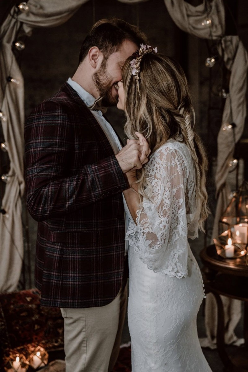 Brautkleid Winterhochzeit