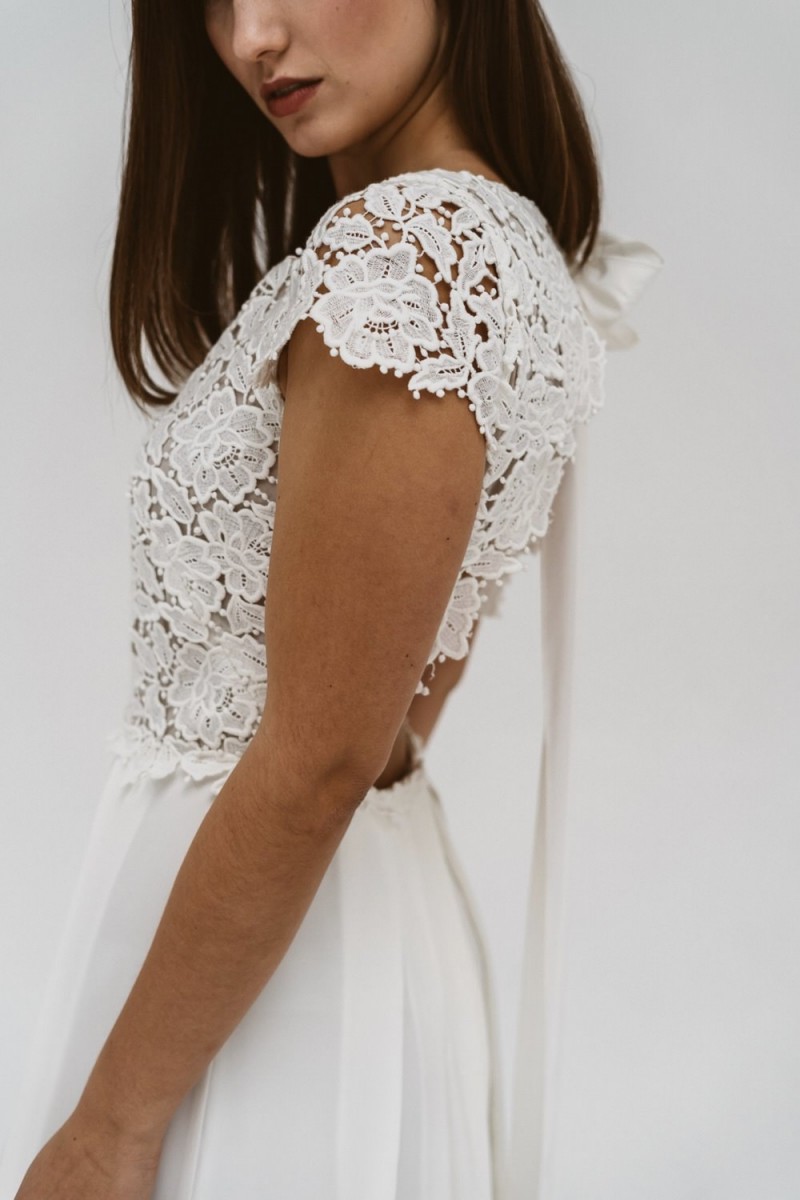 Brautkleid Victoria Rüsche