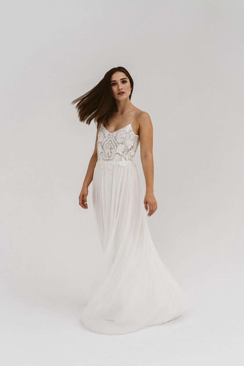 Brautkleid Victoria Rüsche