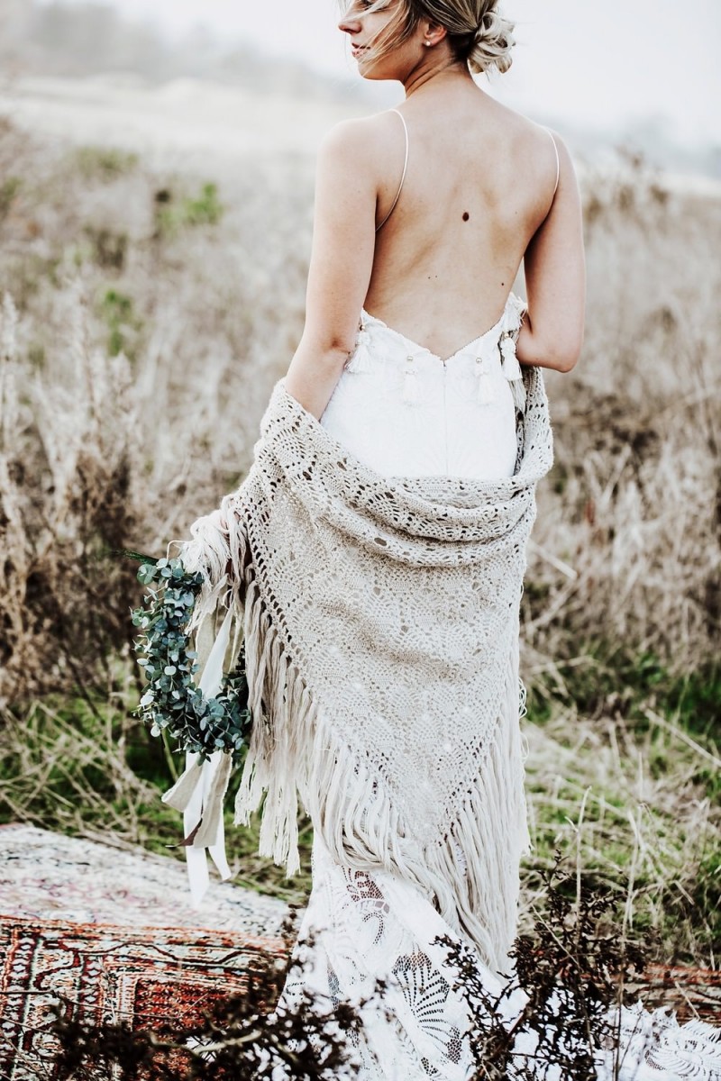 Brautkleid Boho, Brautmode Laura Dometzky