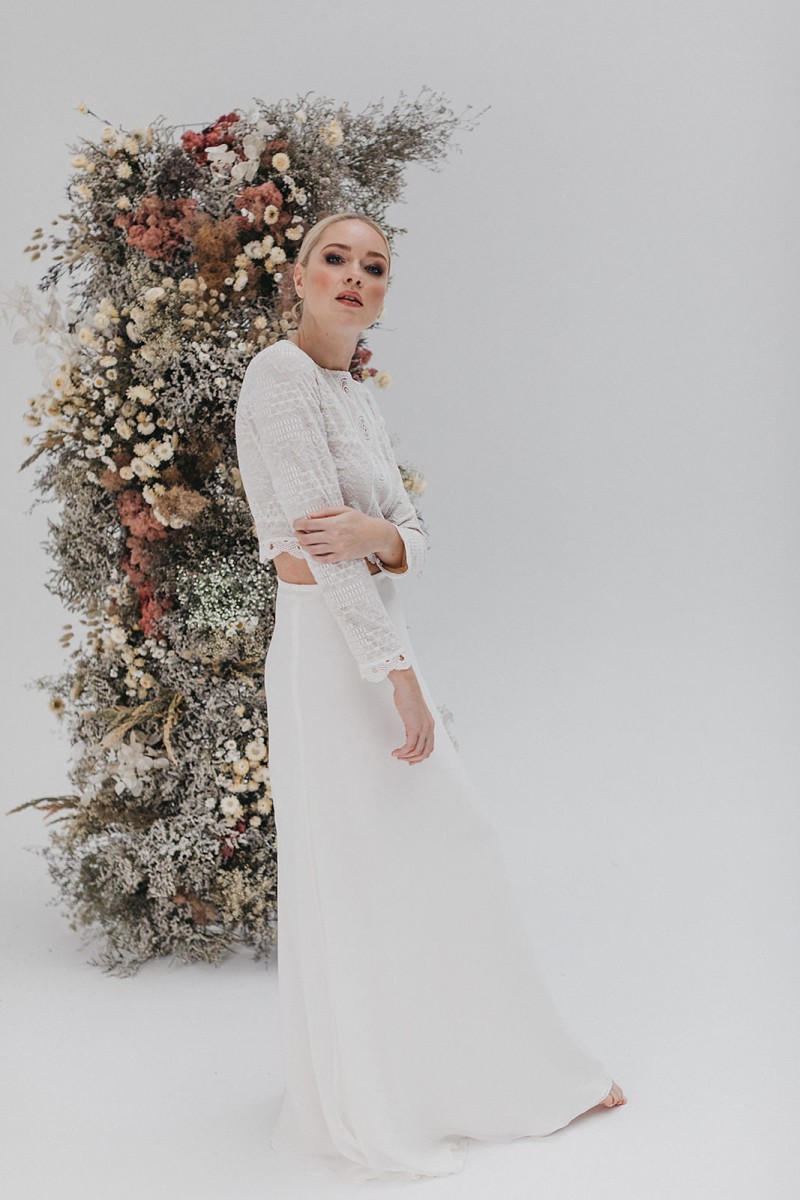 Brautkleid Victoria Rüsche