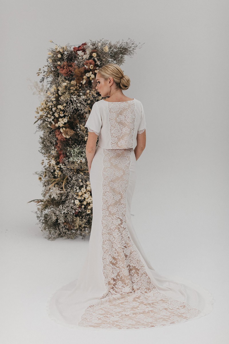 Brautkleid Victoria Rüsche