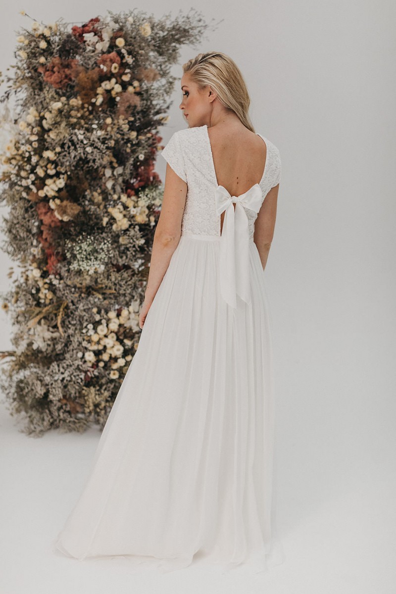 Brautkleid Victoria Rüsche