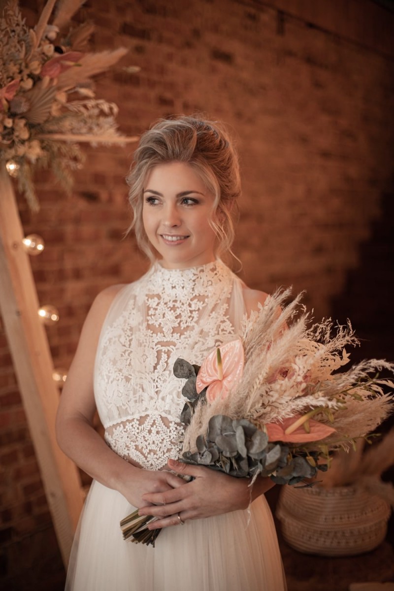 Brautstyling Boho, Bohobraut