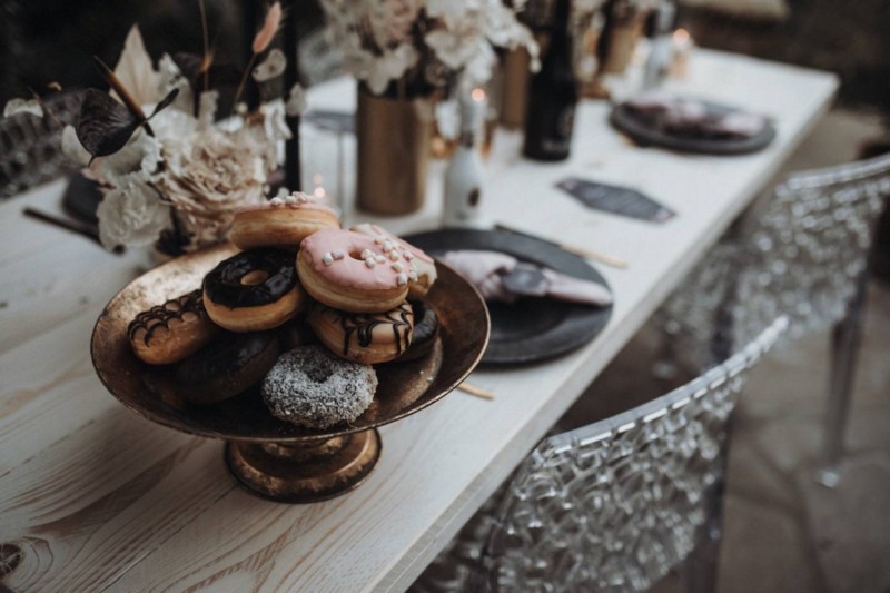 Donuts, Sweet Table, Moody Hochzeit