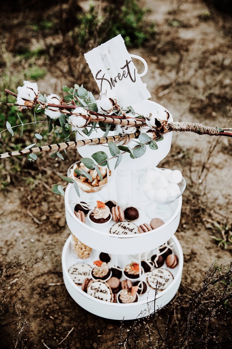 Sweet Table, Boho Hochzeit
