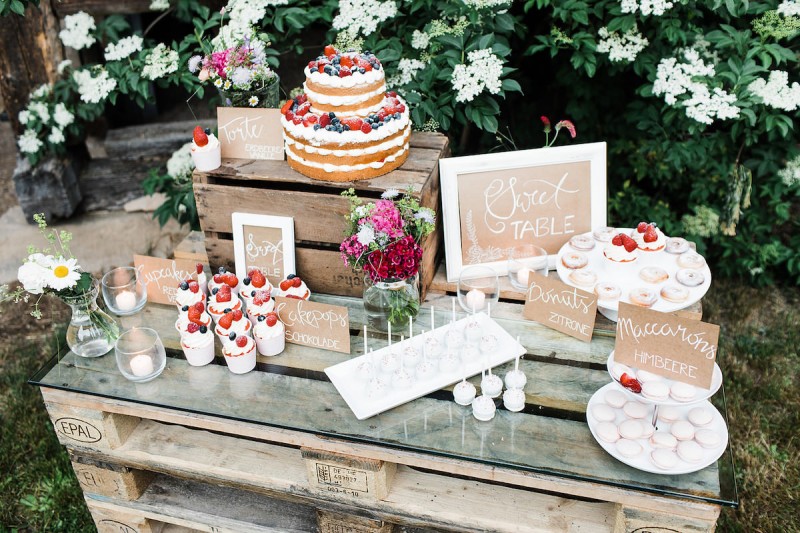 Sweet Table Vintage Hochzeit