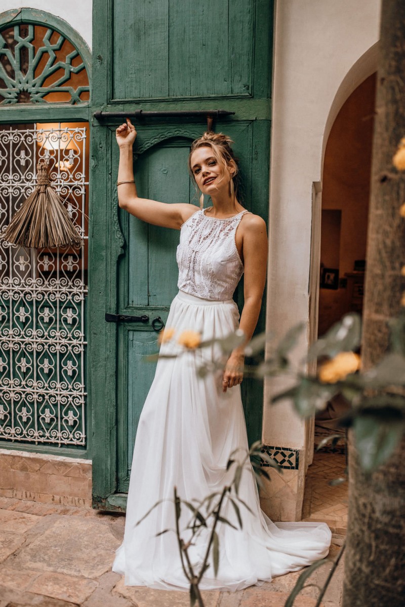 Brautkleid Boho, Labude Brautkleid