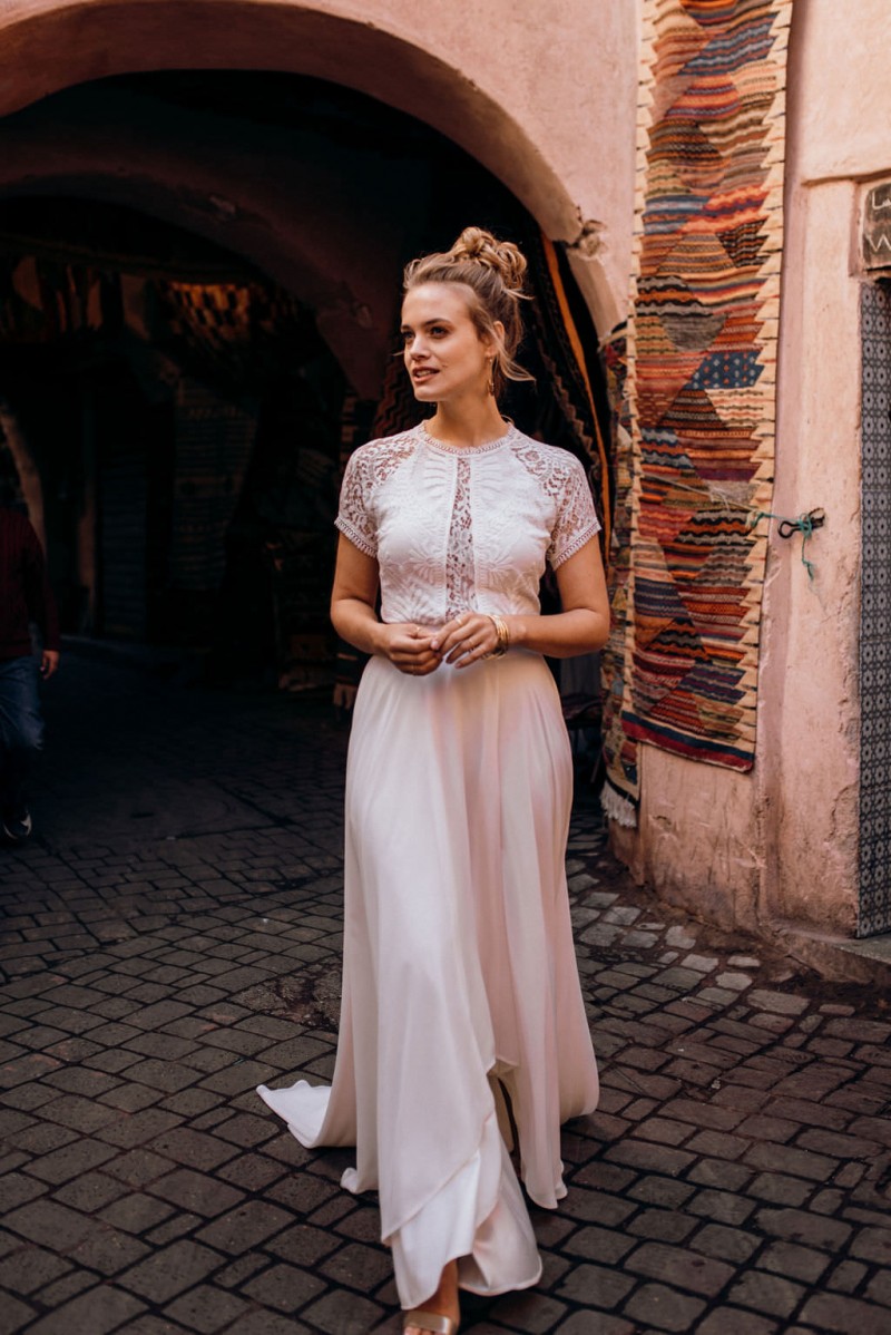 Brautkleid Boho, Labude Brautkleid