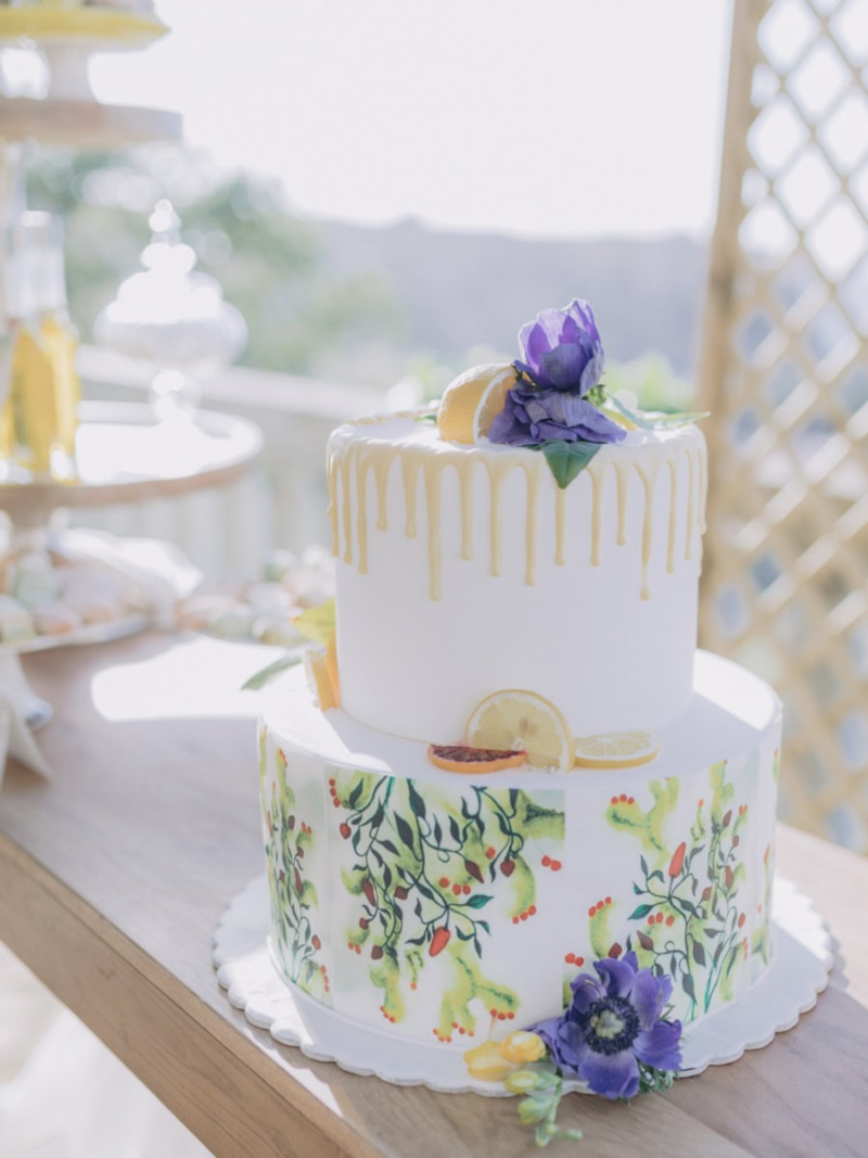 Hochzeitstorte, Mediterrane Hochzeit, Heiraten in Italien