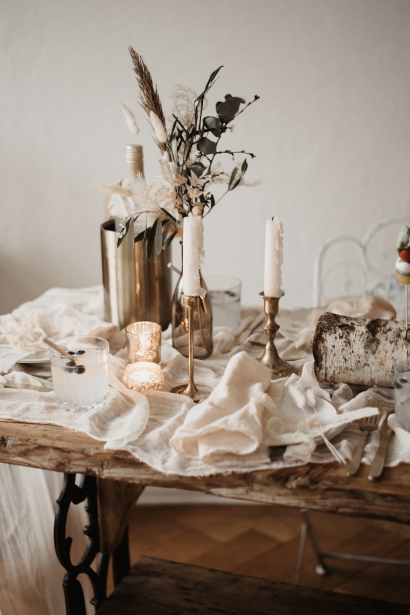 Tischdekoration Hochzeit, JGA, Boho Hochzeit