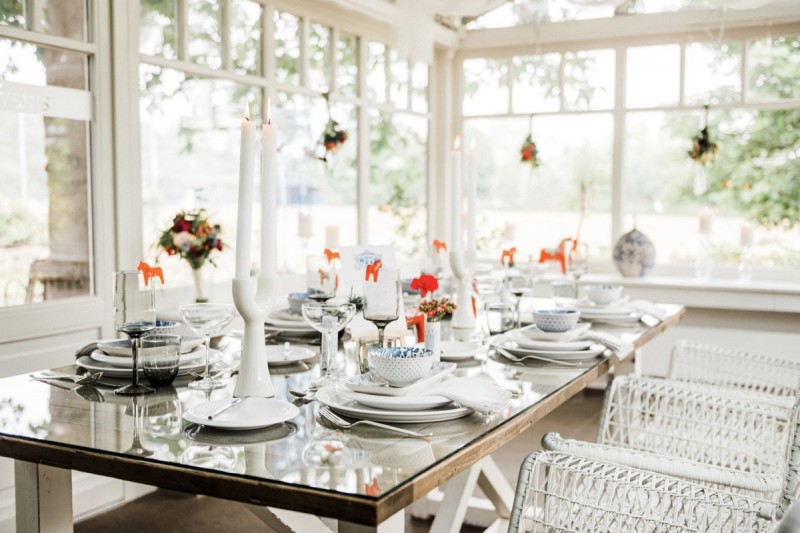 Tischdekoration Hochzeit Weiß, Tischdeko Sommerhochzeit