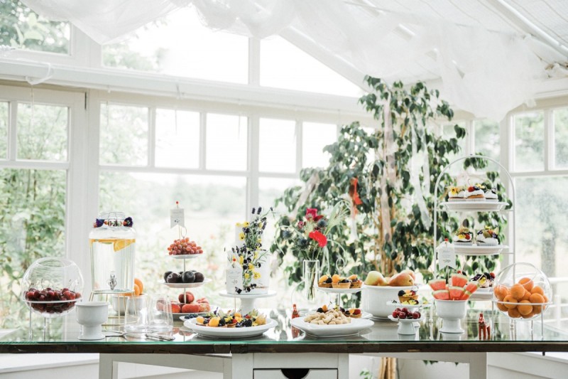 Sweet Table Obst, Frucht Bar Hochzeit