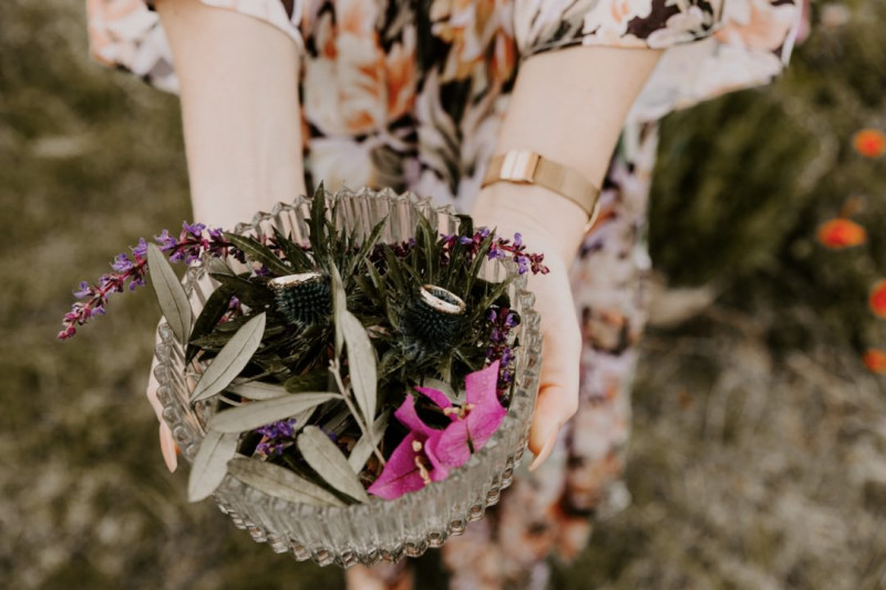 Ringkissen, Ringschale Trauung, Ringbox Hochzeit