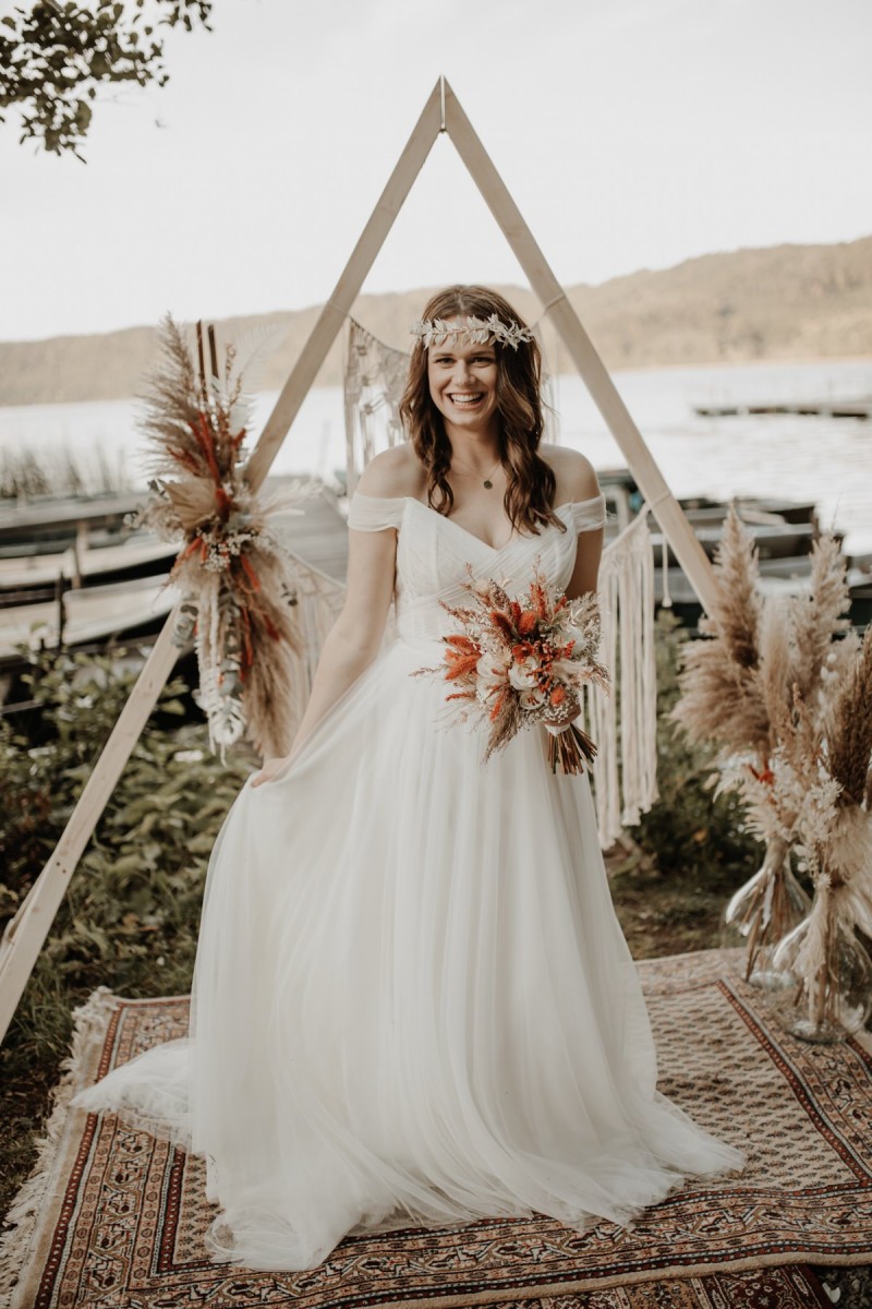 Brautkleid, Brautmode, Boho Brautkleid, Braut