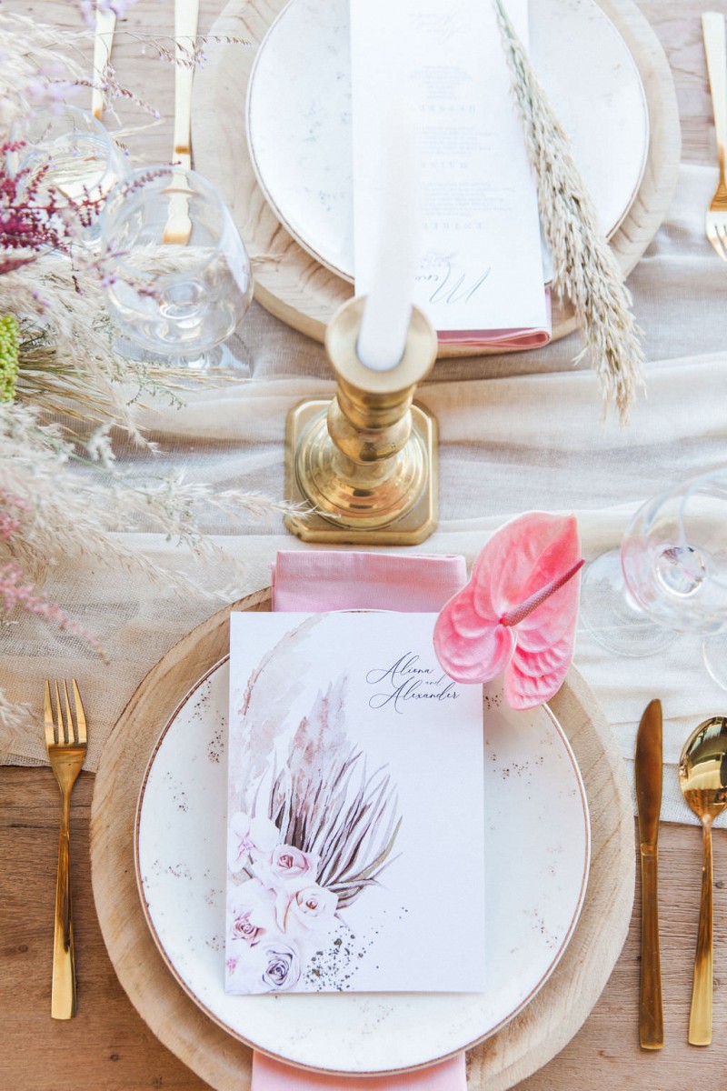 Tischdekoration Hochzeit, Florale Hochzeit Tischdekoration