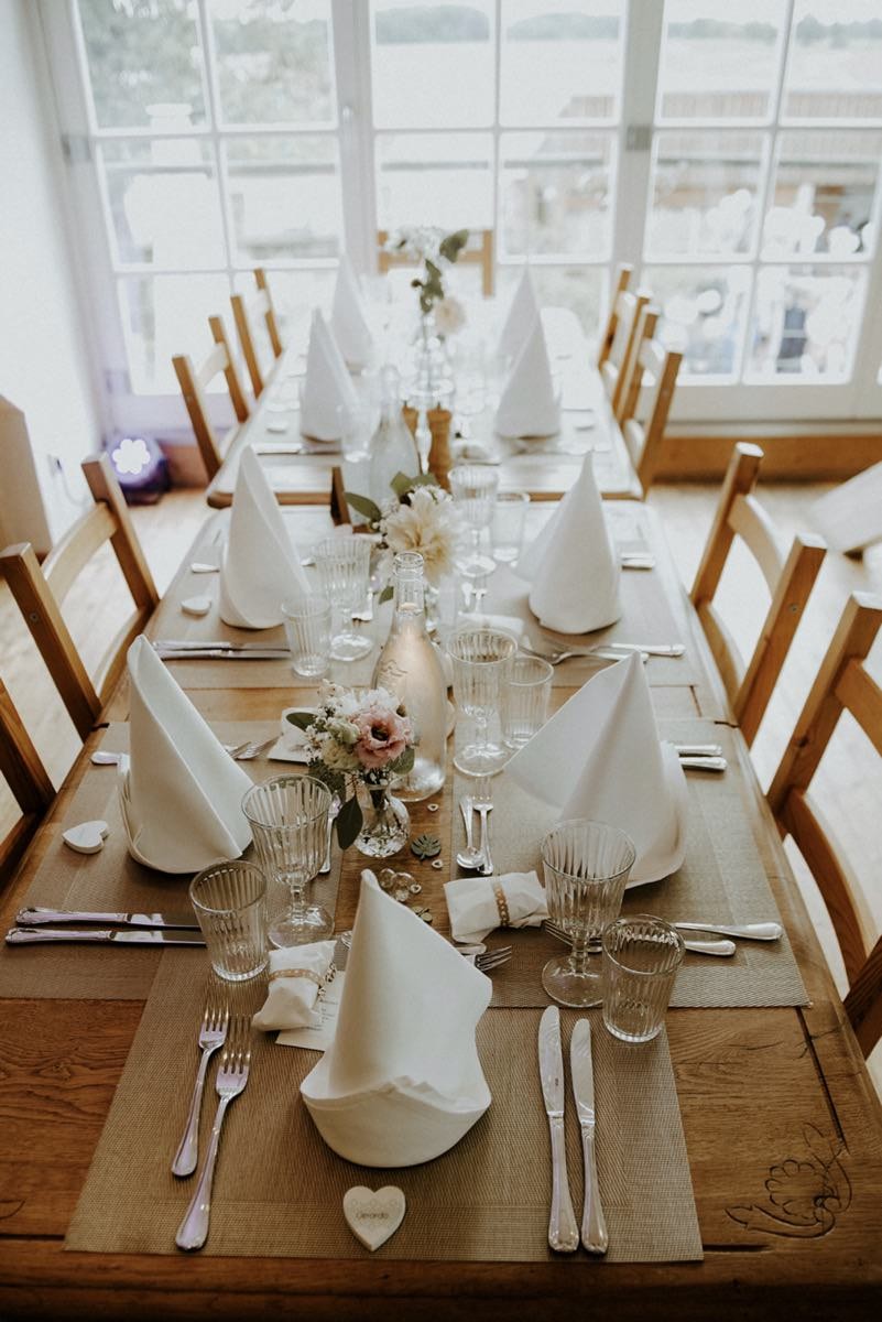 Tischdekoration Hochzeit, Hochzeitstisch Dekoration