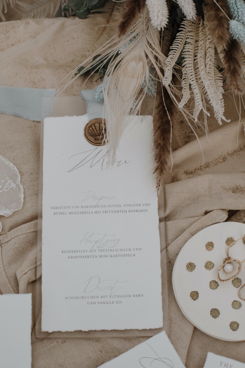 Hochzeitspapterie, Boho Strandhochzeit, Hochzeitseinladungen