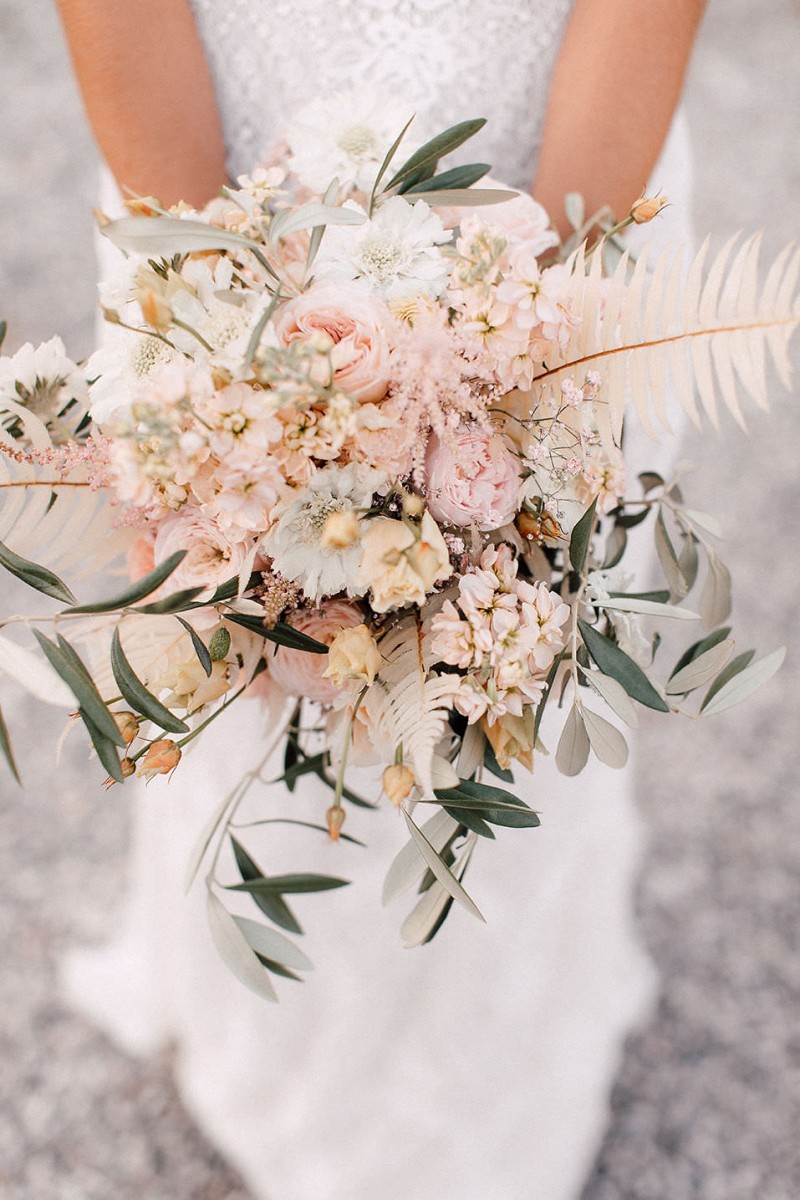 Brautstrauß Pastell, Sommerhochzeit Brautstrauß