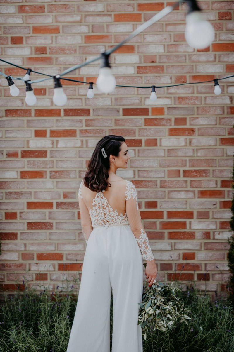 Brautmode, Jumpsuit, Moderne Braut