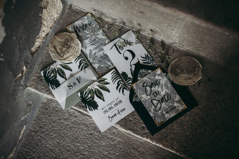 Hochzeitspapeterie, Tropical Wedding, Hochzeitseinladungen