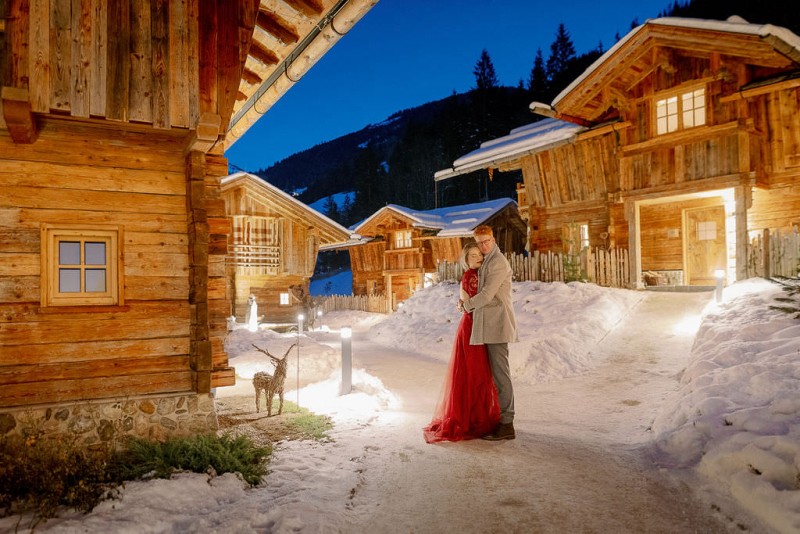 Hochzeit Vanessa und Dennis - 17. Januar 2020 - Hüttschlag - Chaletdorf Auszeit - Österreich