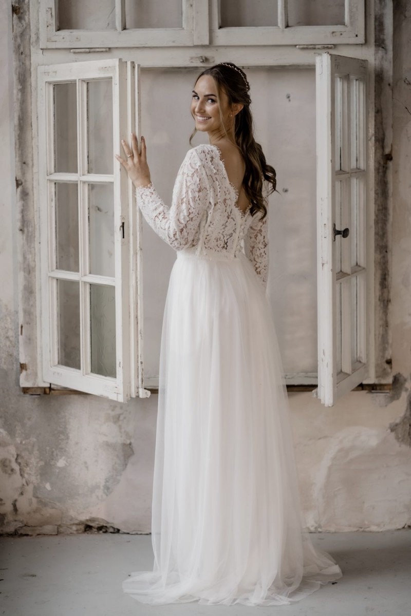 Brautkleid, Brautmode, Moderne Bohobraut