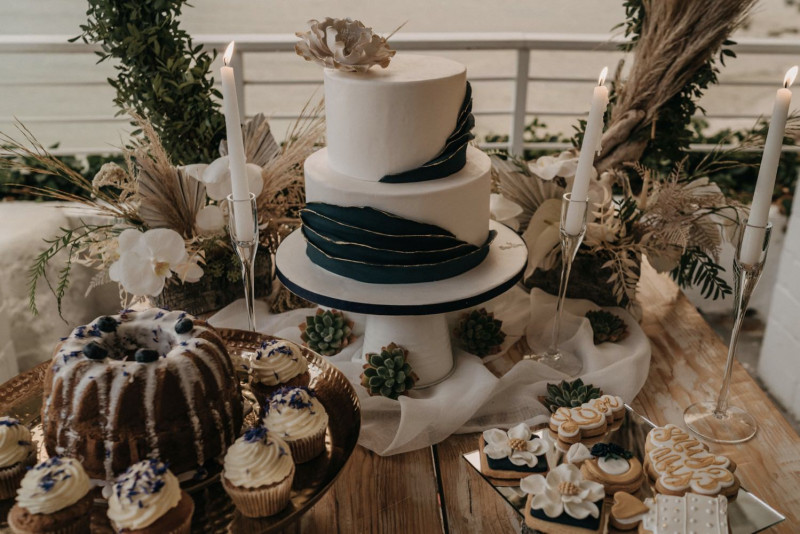 Maritime Torte zur Hochzeit