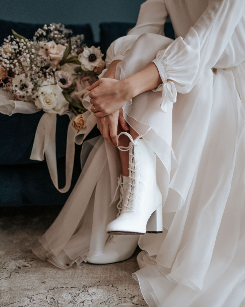 Brautschuh Weiß, Brautschuhe Stiefel