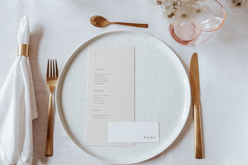 Hochzeitspapeterie Modern