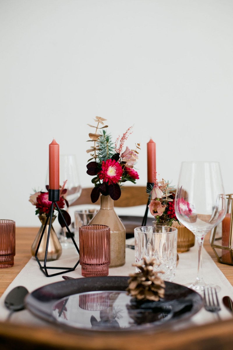 Tischdeko Winter, Tischdekoration Winterhochzeit, Hochzeitskonzept 4 Jahreszeiten