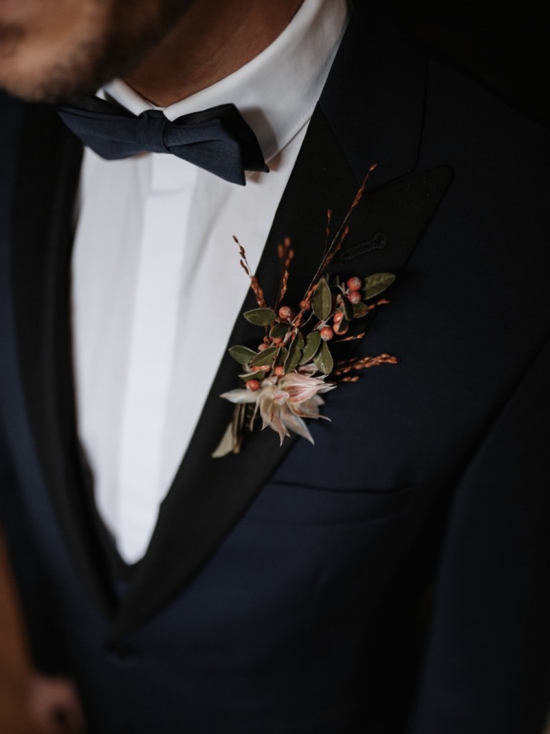 Bräutigam Anzug Dunkelblau