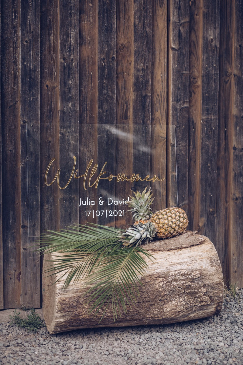 Willkommensschild Hochzeit, Acryl Willkommensschild, Hochzeitsschild, Hochzeitsdekoration