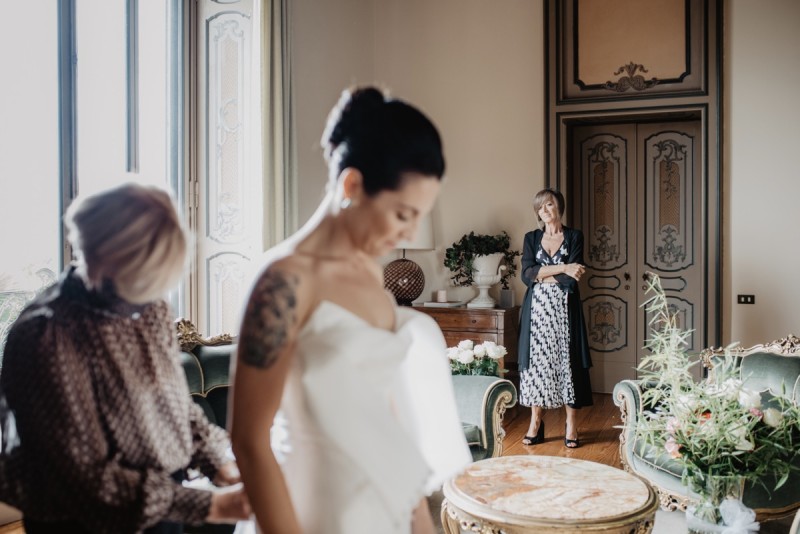 Standesamtliche Hochzeit in Varese Norditalien