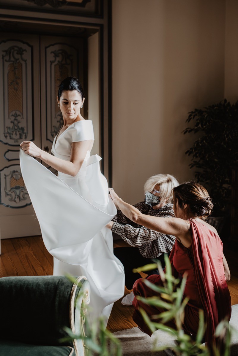 Standesamtliche Hochzeit in Varese Norditalien
